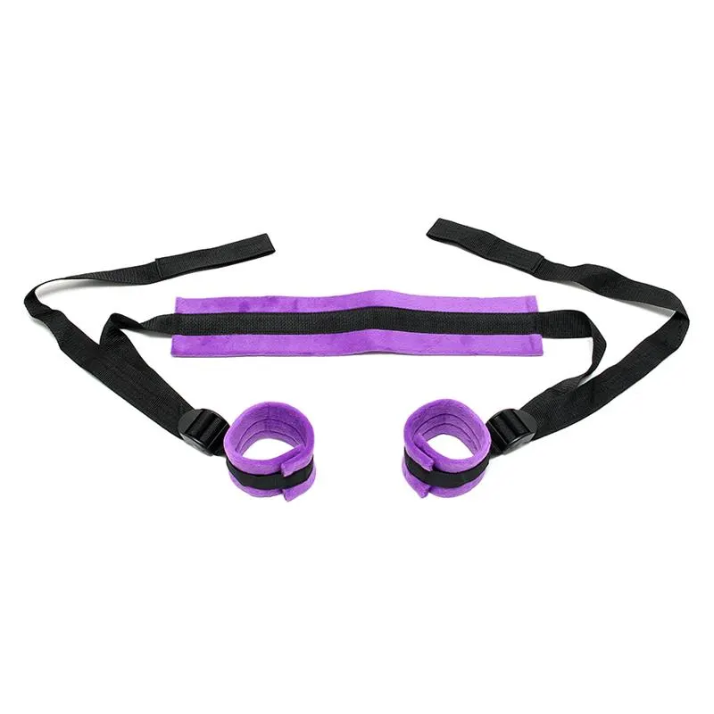 Set de Ataduras Ajustables Púrpura · BONDAGE PLAY · Esposas y Ataduras — Foto 3