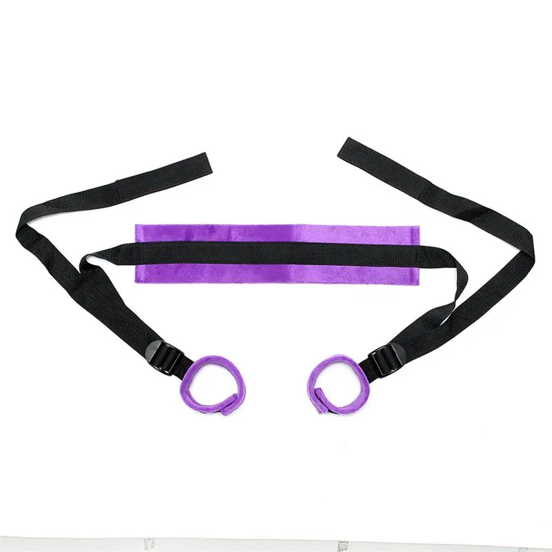 Set de Ataduras Ajustables Púrpura · BONDAGE PLAY · Esposas y Ataduras