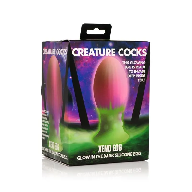Huevo Xeno Egg Brilla en la Oscuridad XL 6.9 · CREATURE COCKS · Dildos — Foto 6