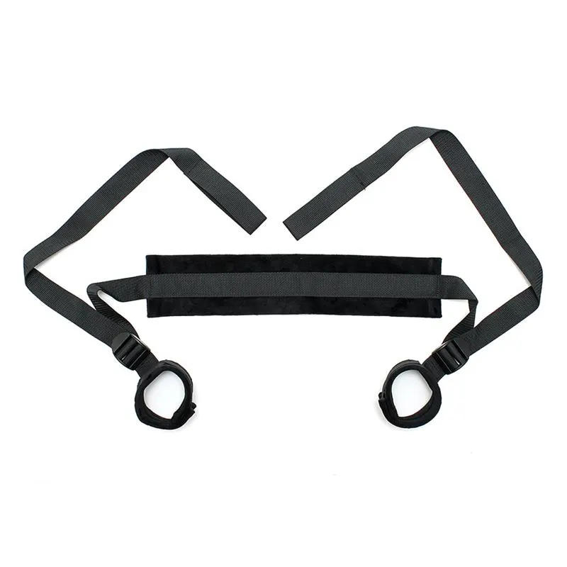 Set de Ataduras Ajustable Negro · BONDAGE PLAY · Esposas y Ataduras