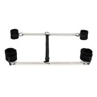Barras Ajustables para Brazos y Piernas Color Negro · BONDAGE PLAY · Esposas y Ataduras