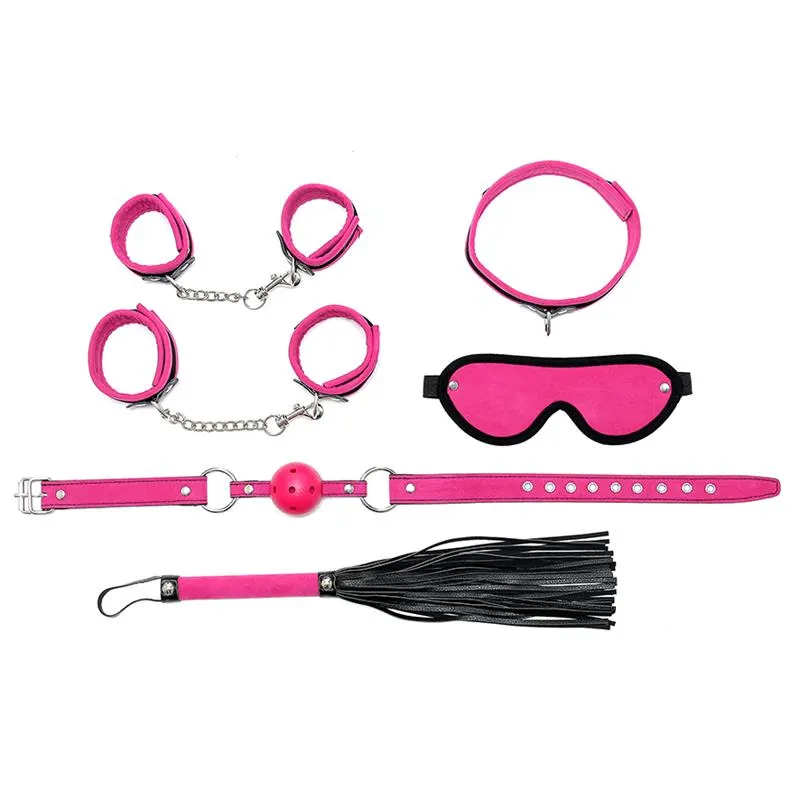 Set de Bondage 6 Piezas Rosa · BONDAGE PLAY · Accesorios BDSM y Fetish — Foto 2