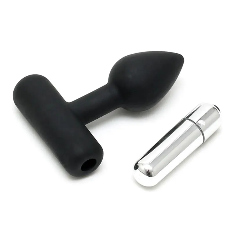 Plug Anal con Bala Vibradora · LATEX PLAY · Anal