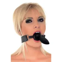 Mordaza con Plug Silicona · LATEX PLAY · Máscaras, Antifaces y Mordazas