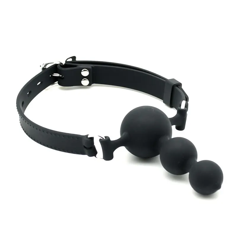 Mordaza con Plug Silicona · LATEX PLAY · Máscaras, Antifaces y Mordazas — Foto 3