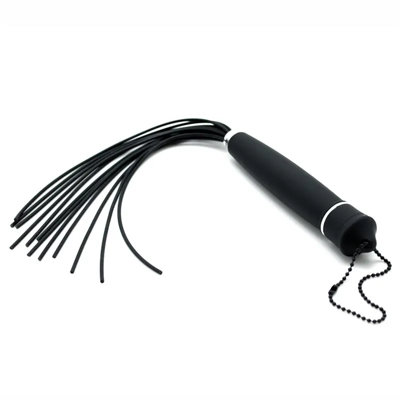 Flogger Silicona 30 cm · LATEX PLAY · Spanking y Azotes