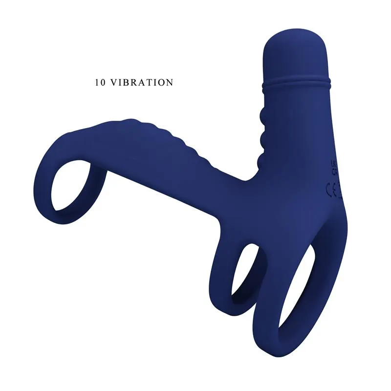 Vibrating Penis Sling Anillo-Funda Vibradora · PRETTYLOVE · PRETTYLOVE · Anillos para el Pene — Foto 5