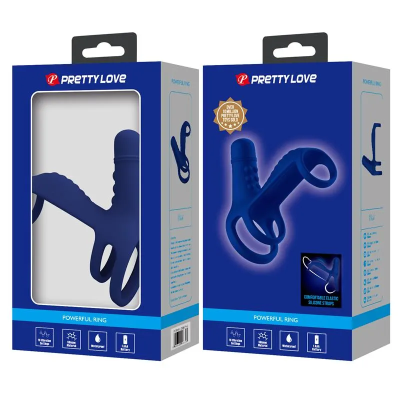 Vibrating Penis Sling Anillo-Funda Vibradora · PRETTYLOVE · PRETTYLOVE · Anillos para el Pene — Foto 7