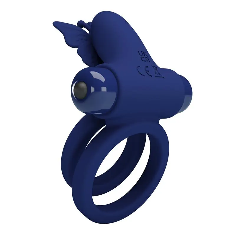 Anillo Doble para el Pene con Vibración · PRETTYLOVE · Anillos para el Pene — Foto 3