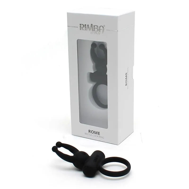 Anillo para el Pene Rome Negro · RIMBA TOYS · Anillos para el Pene — foto 5
