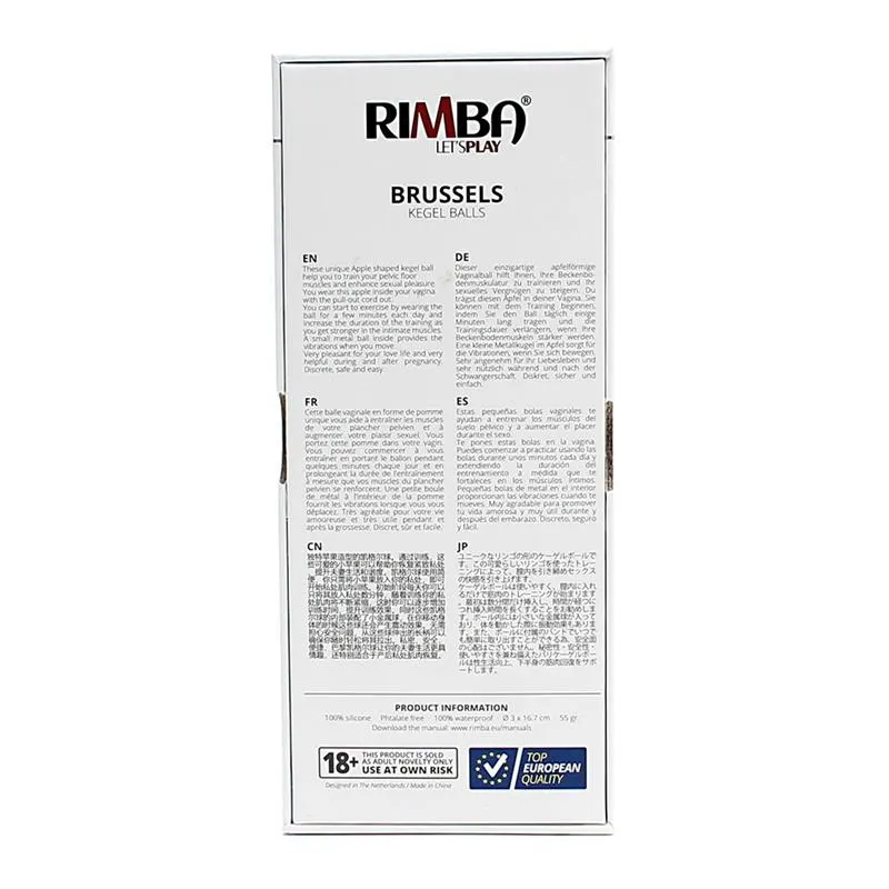 Bolas Kegel Brussels Negro · RIMBA TOYS · Bolas Chinas y Salud Femenina — foto 6