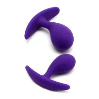Set 2 Plug Anales Anatómicos Copenhagen Purpura · RIMBA TOYS · Anal