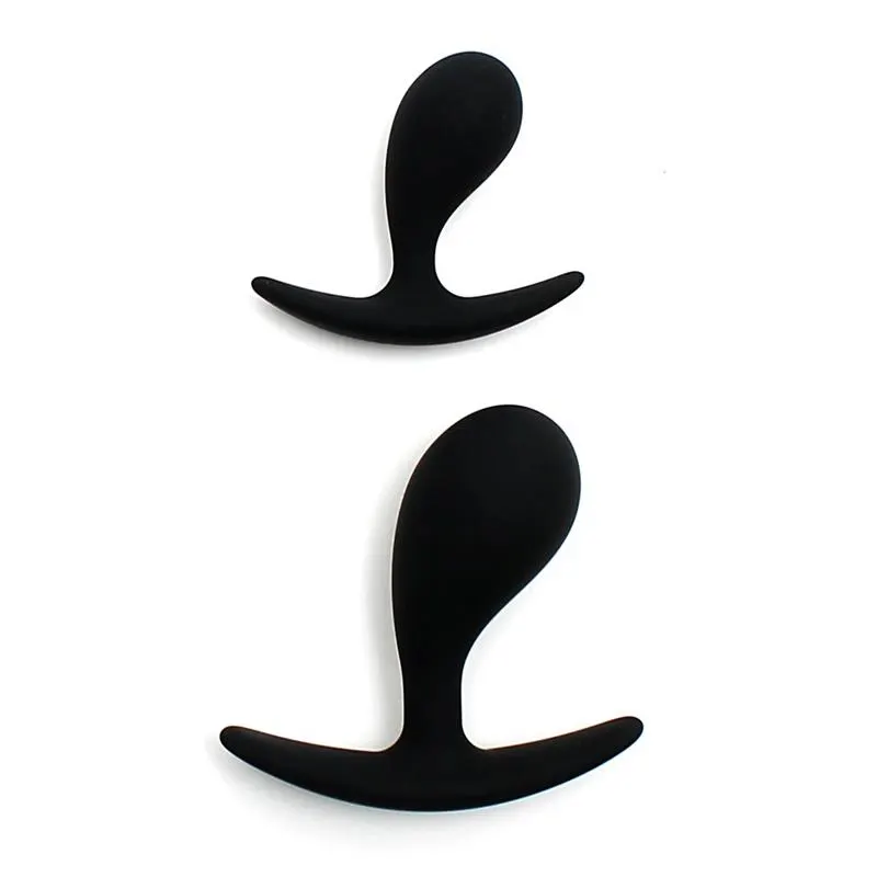 Set de 2 Plugs Anatómicos Copenhagen Negro · RIMBA TOYS · Anal — photo 2