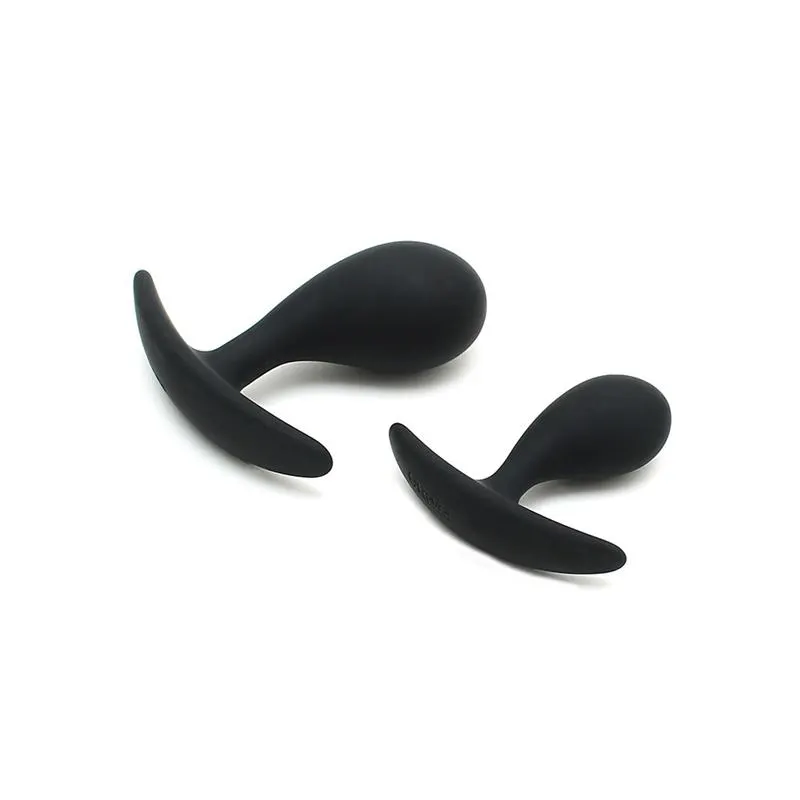 Set de 2 Plugs Anatómicos Copenhagen Negro · RIMBA TOYS · Anal — photo 4