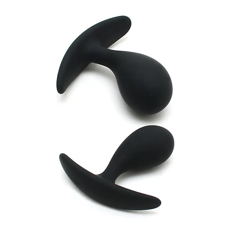 Set de 2 Plugs Anatómicos Copenhagen Negro · RIMBA TOYS · Anal