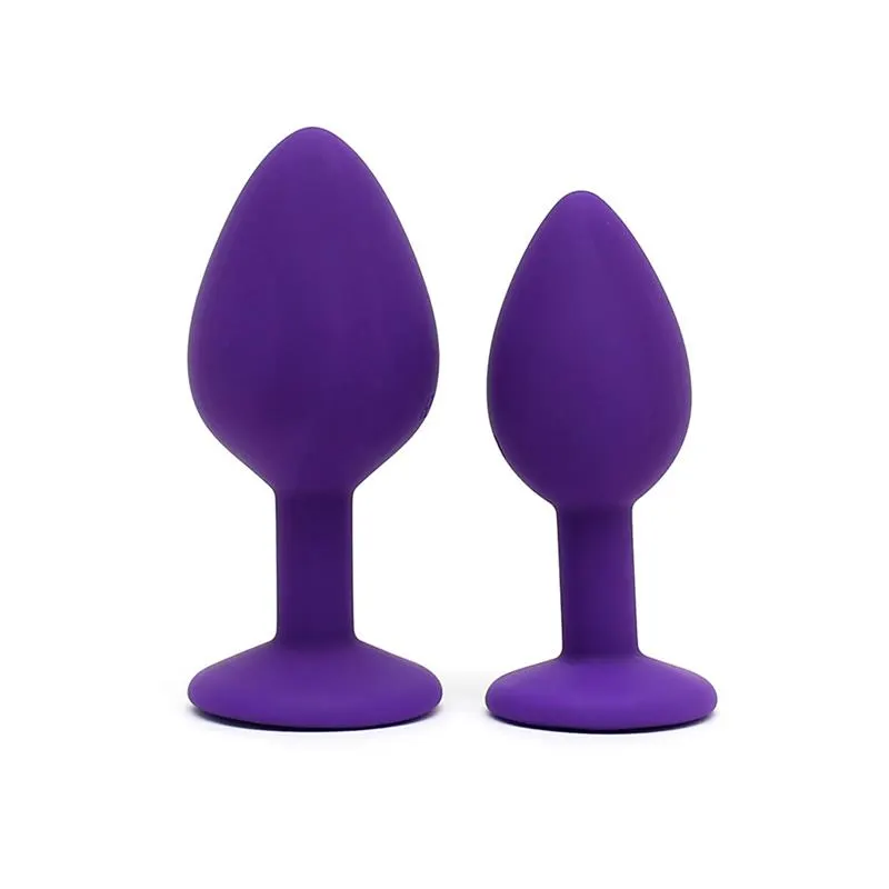 Set de 2 Plugs con Joya Berlin Purpura · RIMBA TOYS · Anal — photo 2