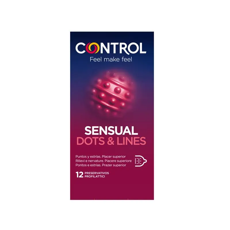 Sensual Dots & Lines - Punteados 12 uds · CONTROL · Accesorios y Sets — Foto 2