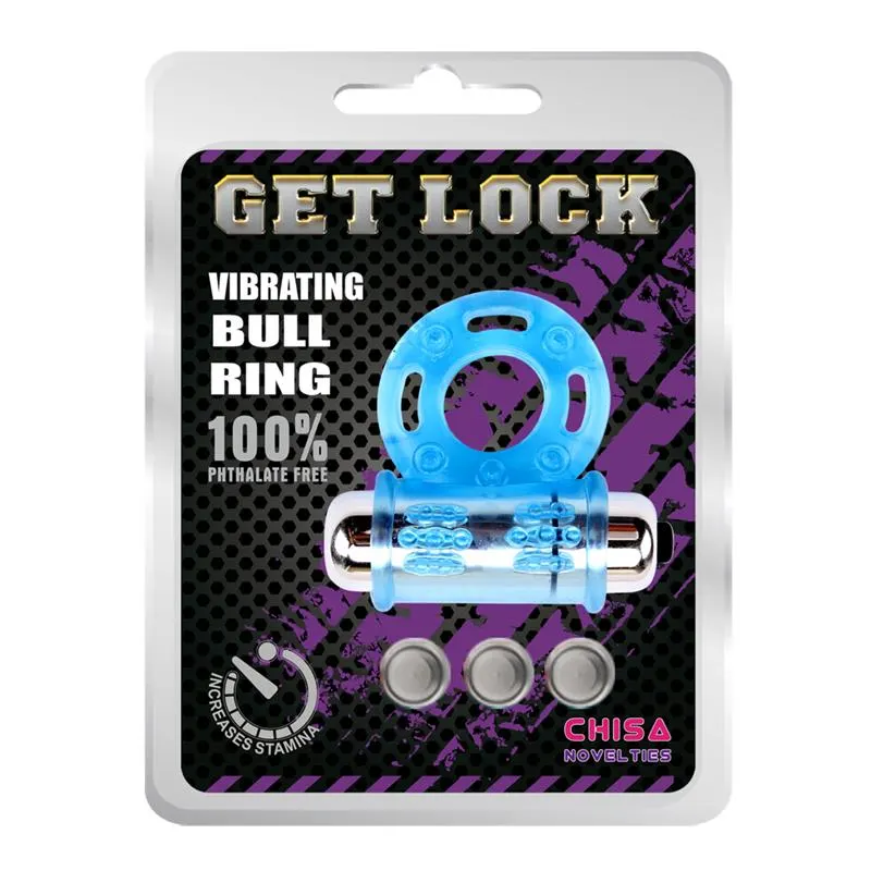 Anillo Vibrador para el Pene Bull Ring Azul · CHISA · Fundas y Extensiones para el Pene — photo 2