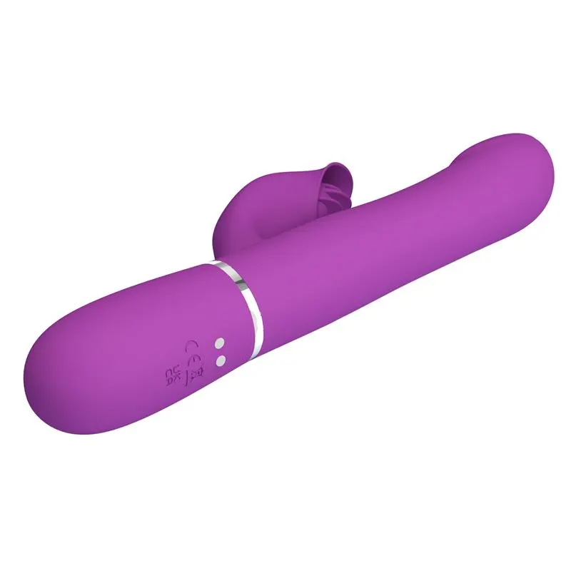 Zalin Vibrador con Bolas Rotatorias y Lengua · PRETTYLOVE · Vibradores — Foto 7