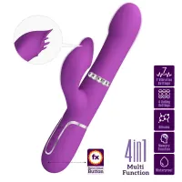 Zalin Vibrador con Bolas Rotatorias y Lengua · PRETTYLOVE · Vibradores