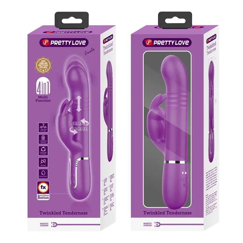 Coale Vibrador con Bolas Rotatorias y Up and Down · PRETTYLOVE · Vibradores — Foto 11