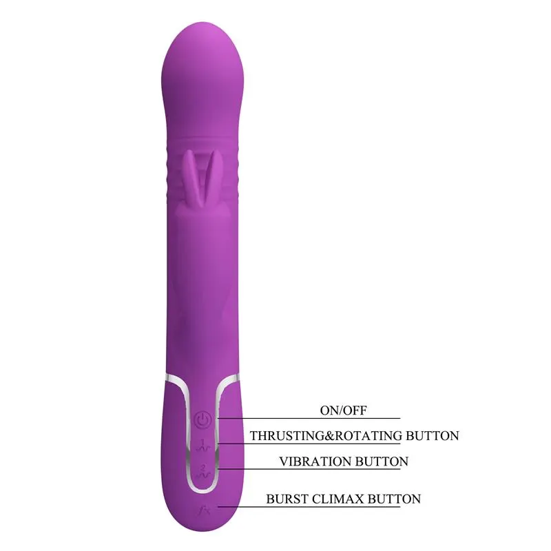 Coale Vibrador con Bolas Rotatorias y Up and Down · PRETTYLOVE · Vibradores — Foto 8