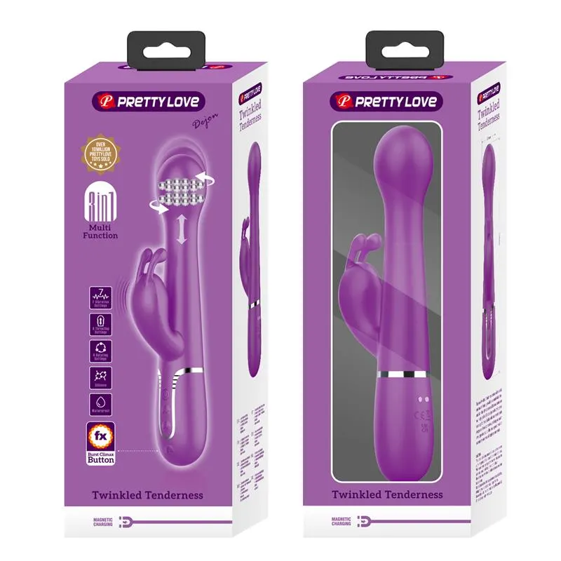 Dejon Vibrador con Thrusting y Rotación Twinkled · PRETTYLOVE · Vibradores — Foto 11