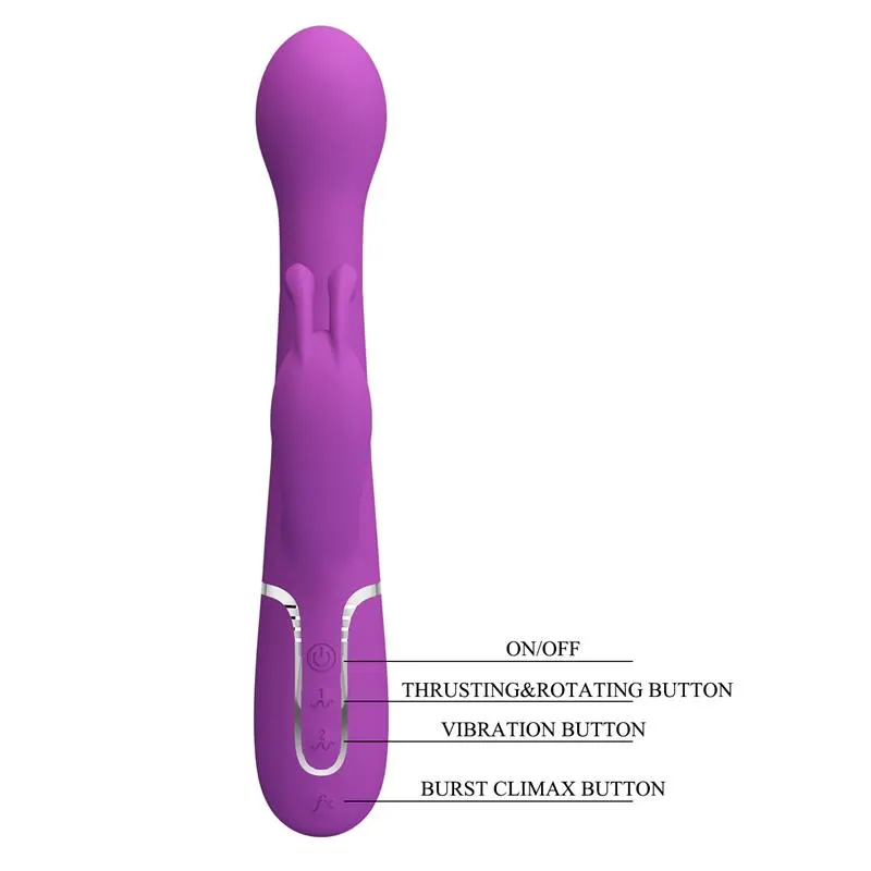 Dejon Vibrador con Thrusting y Rotación Twinkled · PRETTYLOVE · Vibradores — Foto 8