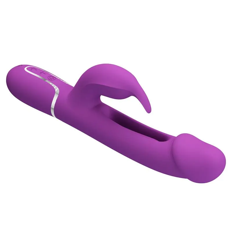 Kampas Vibrador con Lengua Lila · PRETTYLOVE · Vibradores — Foto 4