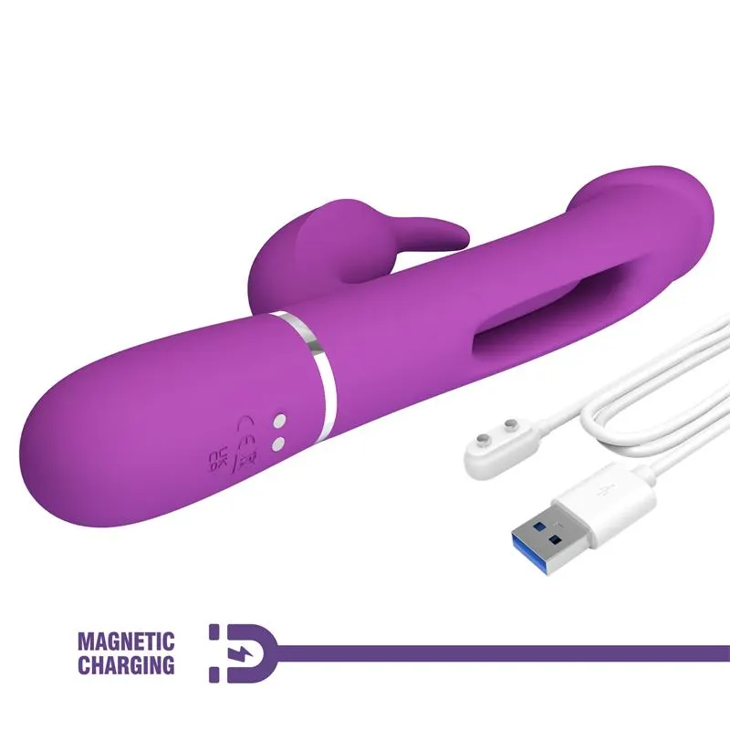 Kampas Vibrador con Lengua Lila · PRETTYLOVE · Vibradores — Foto 9