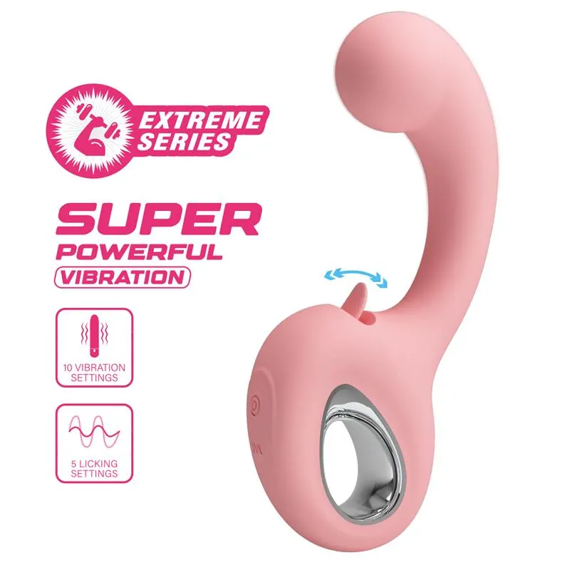 Erynnyes Vibrador con Lengua Estimuladora · PRETTYLOVE · Vibradores — Foto 2