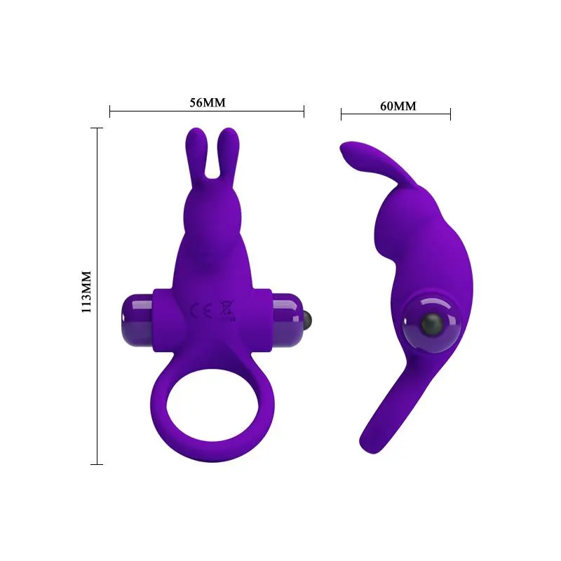 Anillo para el Pene con Vibración Rabbit · PRETTYLOVE · Anillos para el Pene — Foto 7