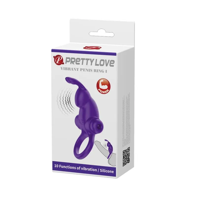 Anillo para el Pene con Vibración Rabbit · PRETTYLOVE · Anillos para el Pene — Foto 8