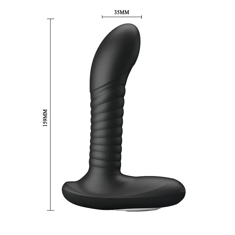 Masajeador Prostático con Vibración y Bolas Rotadoras · MR PLAY · Anal — photo 8