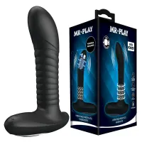 Masajeador Prostático con Vibración y Bolas Rotadoras · MR PLAY · Anal