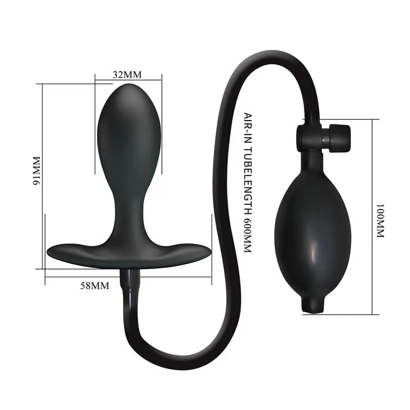 Plug Anal con Inflado y Bola Interna · MR PLAY · Anal — Foto 9