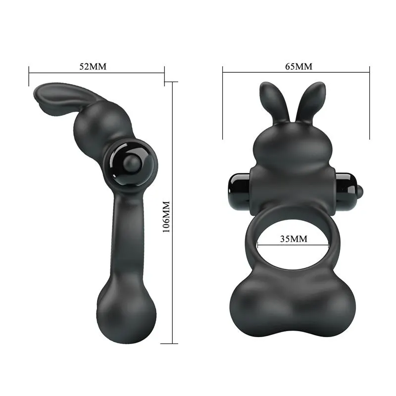 Yusuf Anillo para el Pene con Bolas de Metal 2x33gr · PRETTYLOVE · Anillos para el Pene — Foto 11