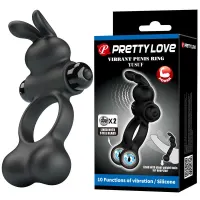 Yusuf Anillo para el Pene con Bolas de Metal 2x33gr · PRETTYLOVE · Anillos para el Pene
