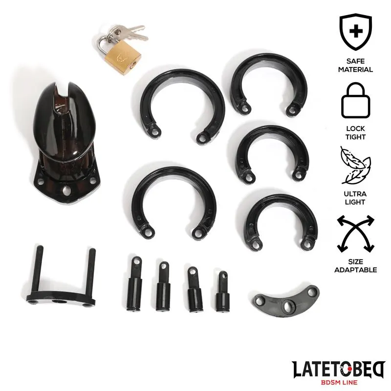 Jaula de Pene de Castidad Short Negro · LATETOBED BDSM LINE · Castidad — Foto 6