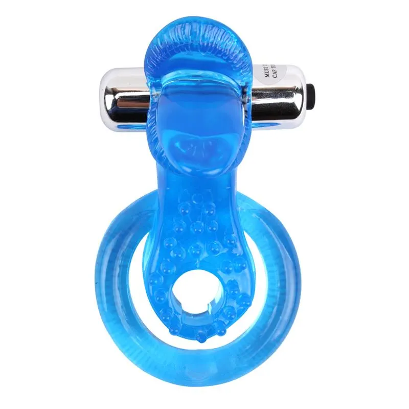 Anillo Vibrador para el Pene The Tongue Azul · CHISA · Fundas y Extensiones para el Pene