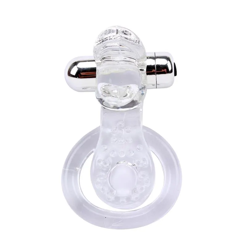 Anillo Vibrador para el Pene The Tongue Transparente · CHISA · Fundas y Extensiones para el Pene