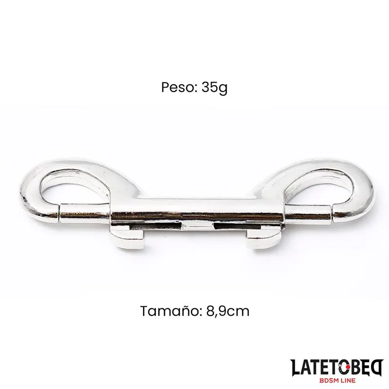 Mosquetón Metálico de Doble Extremo · LATETOBED BDSM LINE · Accesorios y Sets — Foto 4