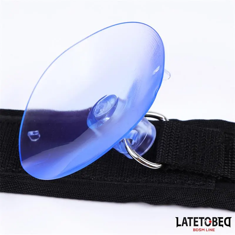 Esposas Muñecas Velcro con Ventosa Ajustable · LATETOBED BDSM LINE · Esposas y Ataduras — Foto 4