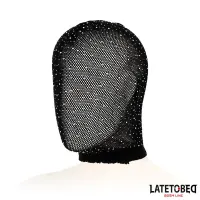 Máscara Rejilla con Brillantes y Lazo Ajustable · LATETOBED BDSM LINE · Máscaras, Antifaces y Mordazas