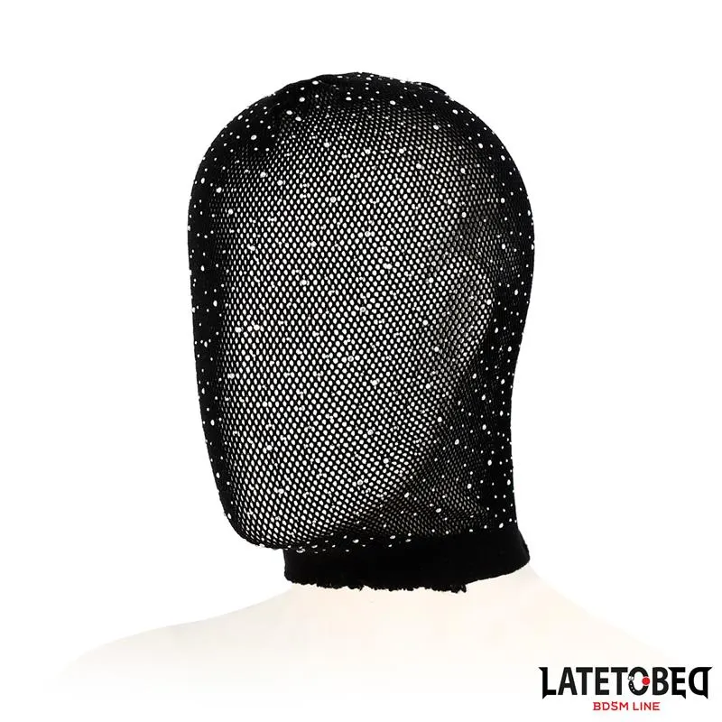 Máscara Rejilla con Brillantes y Lazo Ajustable · LATETOBED BDSM LINE · Máscaras, Antifaces y Mordazas