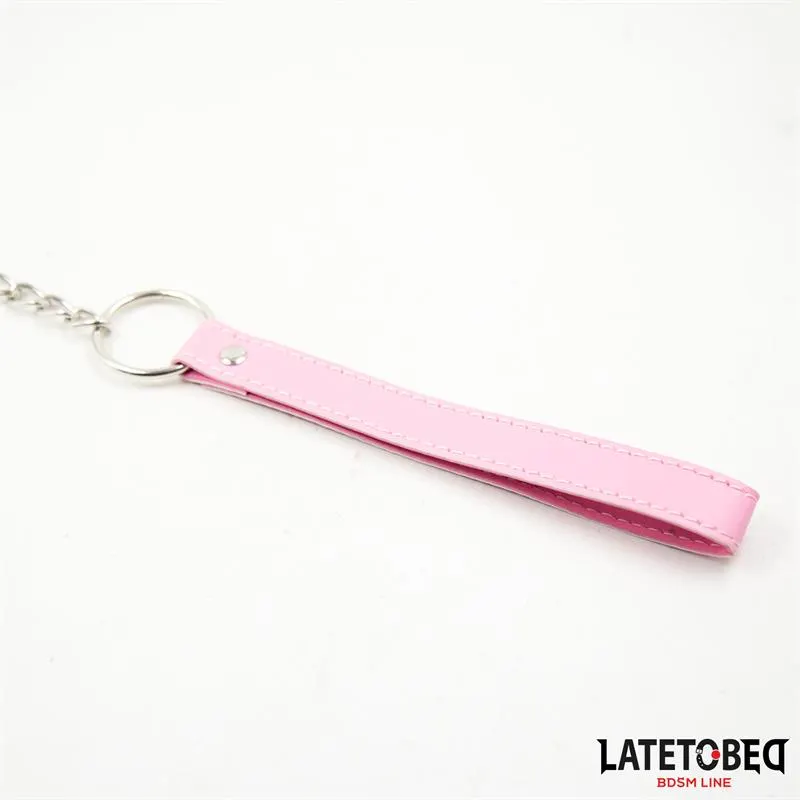 Correa Metálica Rosa 65cm · LATETOBED BDSM LINE · Accesorios y Sets — photo 2