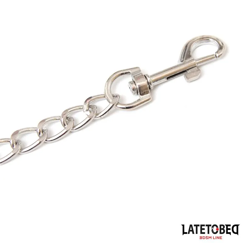 Correa Metálica Rosa 65cm · LATETOBED BDSM LINE · Accesorios y Sets — photo 3