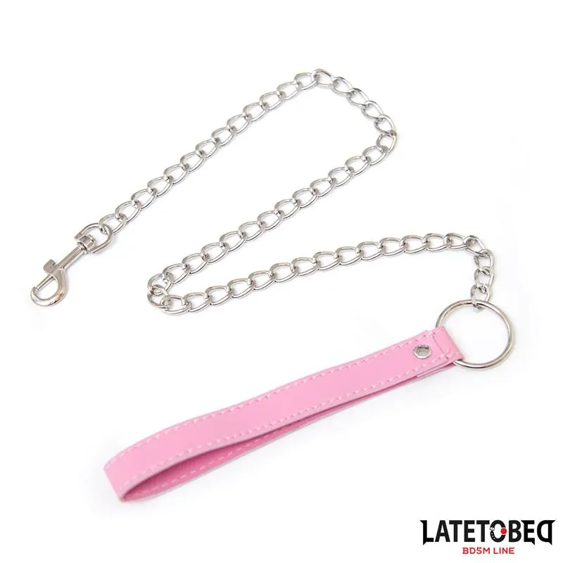 Correa Metálica Rosa 65cm · LATETOBED BDSM LINE · Accesorios y Sets