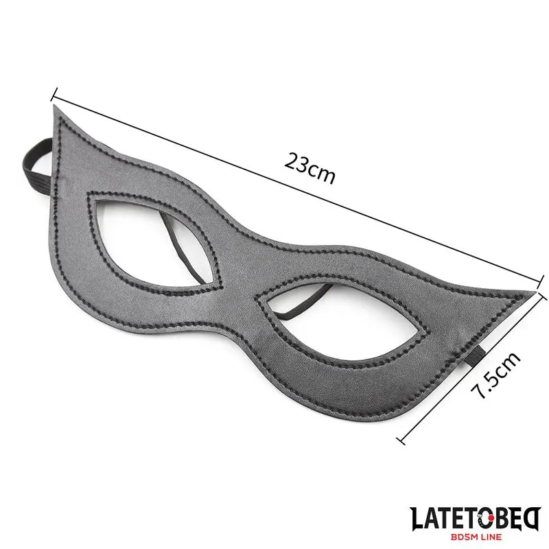 Antifaz Negro Elástico · LATETOBED BDSM LINE · Máscaras, Antifaces y Mordazas — Foto 3