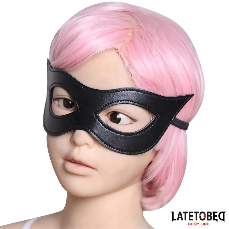 Antifaz Negro Elástico · LATETOBED BDSM LINE · Máscaras, Antifaces y Mordazas — Foto 4